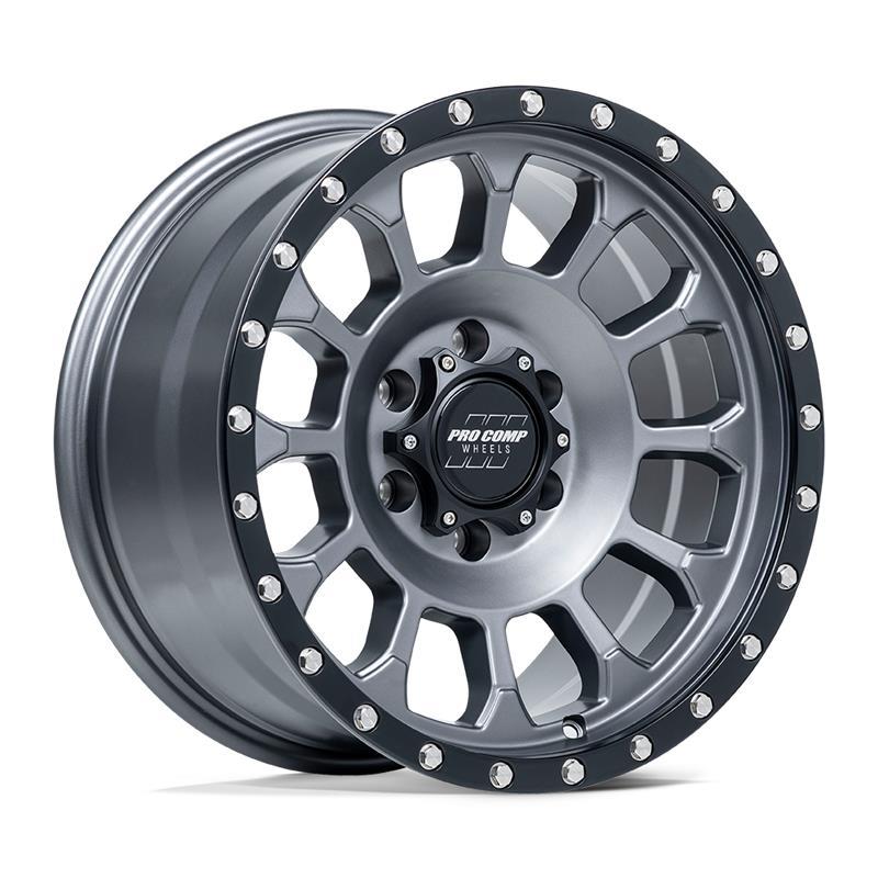 PA34 ROCKWELL MATTE GRAPHITE W/ BLACK LIP 8,5x17 5/127 ET0 CB71.5 60°