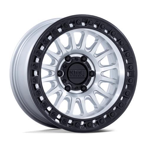 KM552 IMS MACHINED W/ MATTE BLACK LIP 9x18 8/170 ET18 CB125.1 60°