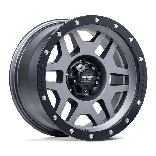 PA41 PHASER MATTE GRAPHITE W/ BLACK LIP 9x17 6/139,7 ET-6 CB108.0 60°