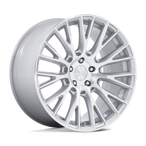 RC201 LSE GLOSS SILVER W/ MACHINED FACE 10x19 5/112 ET40 CB66.6 60°