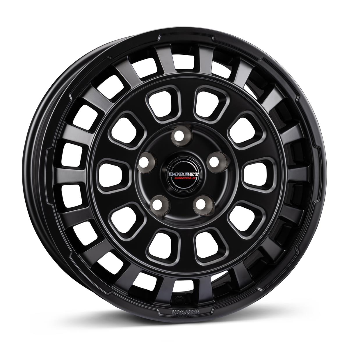BORBET CW7 black matt 7,5x18 5/112 ET48 CB66.5 60°