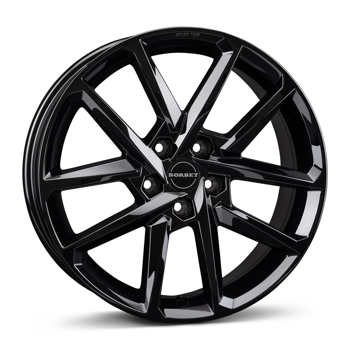 BORBET N Black Glossy 7,5x17 5/115 ET40 CB70.3 60°