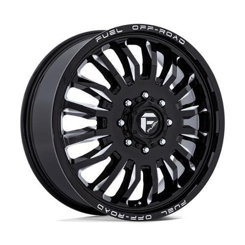 D868 ARC DUALLY GLOSS BLACK MILLED 8,25x20 8/165,1 ET-240 CB121.5 60°