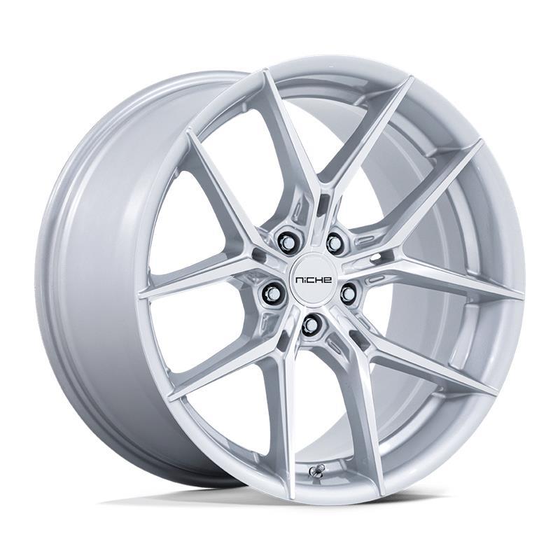 NC279 PRODIGY 5 SILVER W/ MACHINED FACE 9,5x18 5/112 ET22 CB66.6 60°