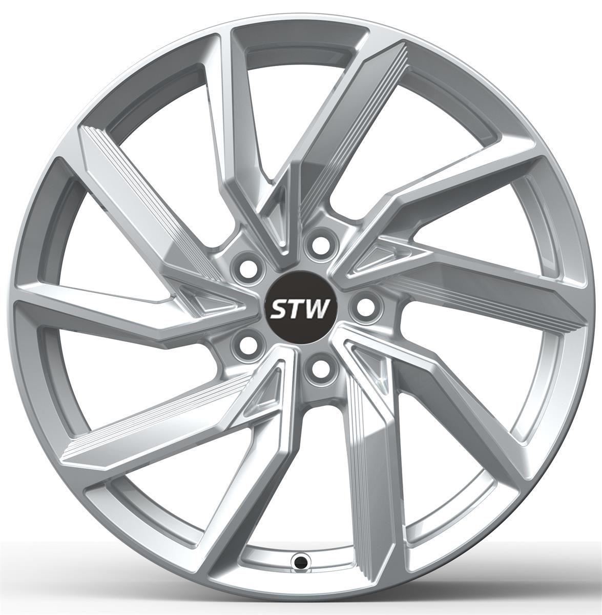 STW Aero Silver 8x18 5/112 ET45 CB57,1 VW ID.Buzz front/rear R14