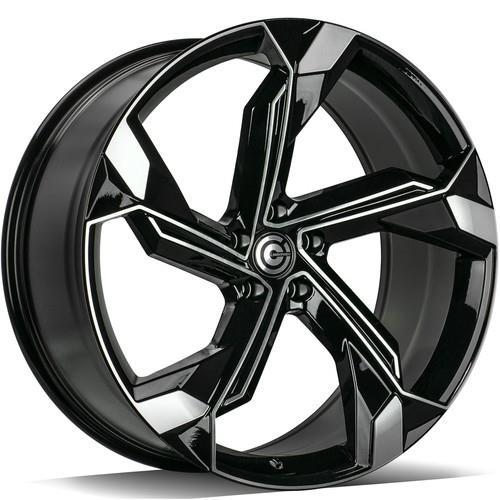 SUPERSTAR Black Front Polished 8,5x19 5/112 ET35 CB66.5 60°