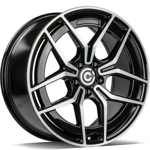 STYLISH Black Front Polished 7,5x18 5/112 ET44 CB66.5 60°