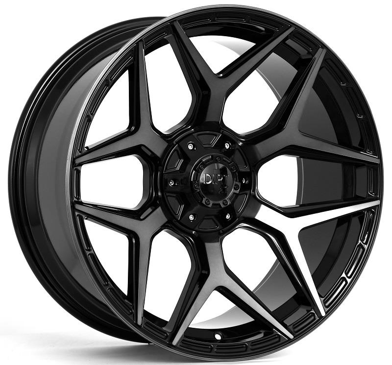 D44 Flatblack tinted face 10x22 5/127/139,7 ET-20 CB78.1 60°