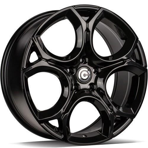 UNIQUE Black Glossy 7,5x18 5/112 ET45 CB57.1 60°