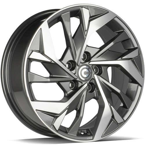 Sonic Anthracite Front Polished 7x17 5/114,3 ET40 CB73.1 60°