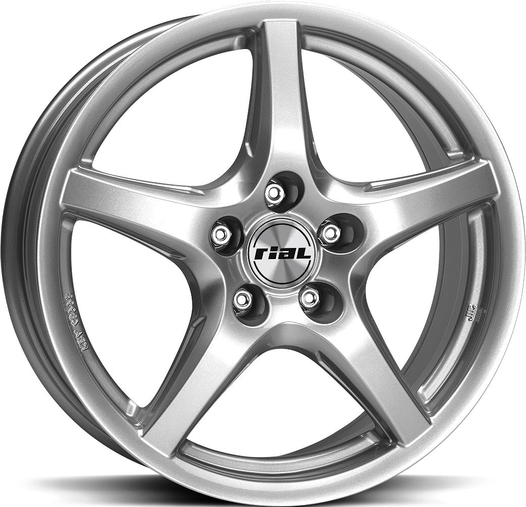 RIAL U1 Silver 6,5x16 5/115 ET41 CB70.2 60°