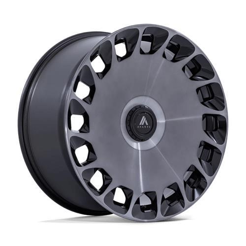 AB045 ARISTOCRAT GLOSS BLACK MACHINED FC W/ DDT 10x24 6/135/139,7 ET30 CB87.1 60°