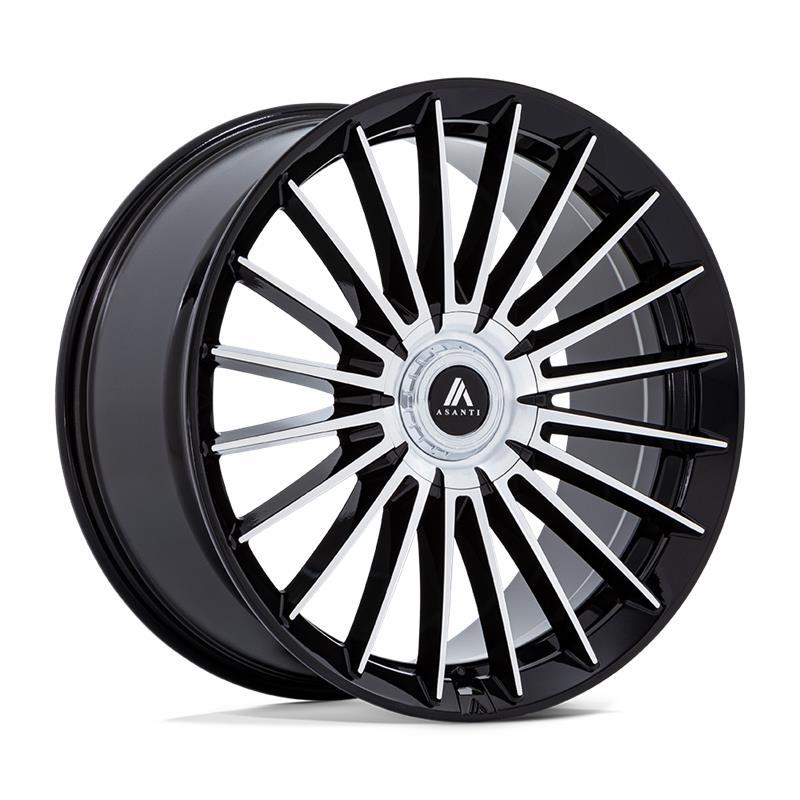 AB048 VICEROY GLOSS BLACK W/ MACHINED FACE 10x24 5/130 ET20 CB84.1 60°