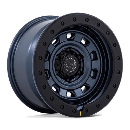 BR023 XPLORER METALLIC BLUE W/ BLACK ROCK GUARD 9x17 5/127 ET-12 CB71.5 60°
