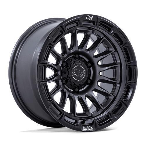 BR025 RIVAL MATTE GUNMETAL W/ MATTE BLACK LIP 9x20 6/135 ET1 CB87.1 60°