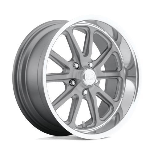 U111 RAMBLER TEXTURED GRAY W/ DIAMOND CUT LIP 7x18 5/114,3 ET1 CB72.6 60°