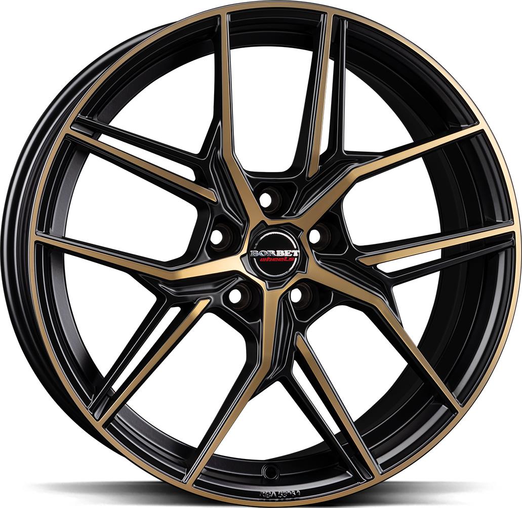 BORBET QX Black Bronze Matt 8x19 5/112 ET44 CB57.1