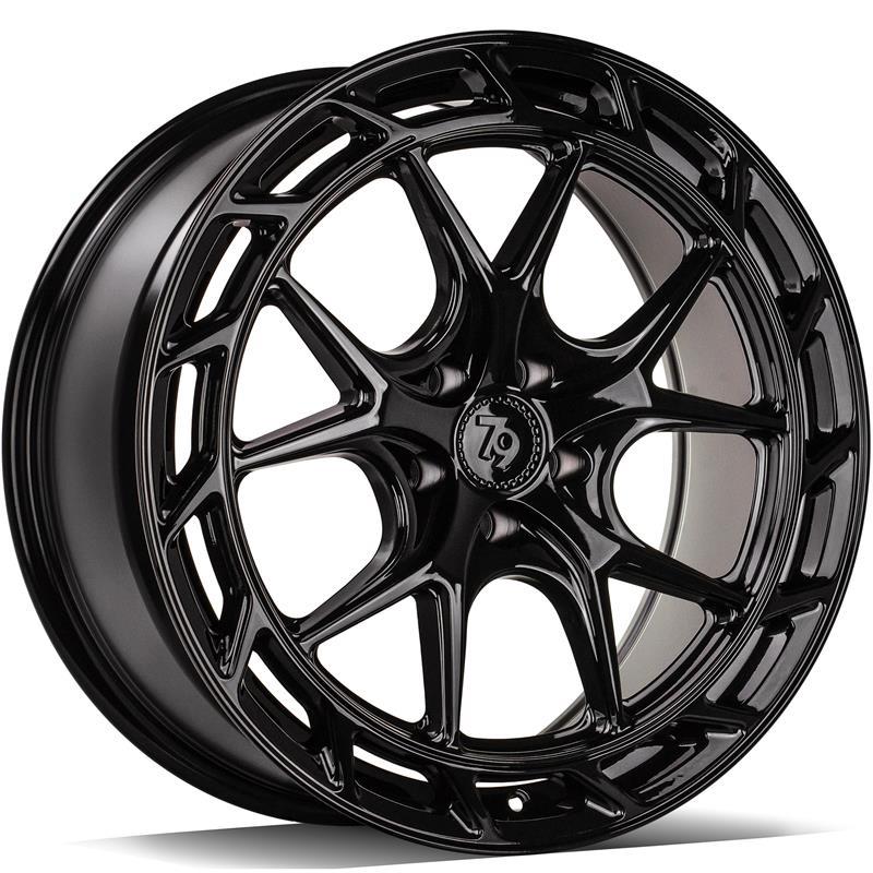 SCF-W Black Glossy 8x18 5/108 ET45 CB67.1 60°