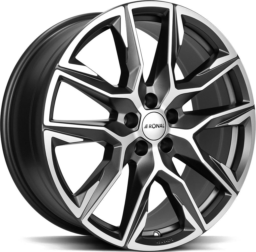 RONAL R71 Orbit Grey Matt Front Cut 10,5x21 5/130 ET64 CB71.6 R13