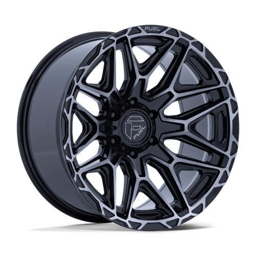 FC885 INJECTOR GLOSS BLACK MACHINED FACE W/ DARK T 10x20 5/127 ET-18 CB71.5 60°