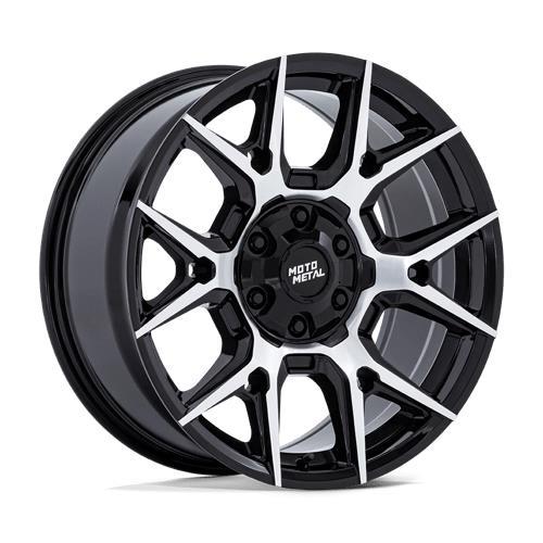 MO813 MASON GLOSS BLACK W/ MACHINED FACE 9x20 6/135/139,7 ET10 CB95.1 60°