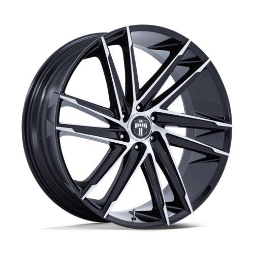 DC275 BLAZE GLOSS BLACK W/ MACHINED FACE 10x26 6/139,7 ET25 CB106.1 60°