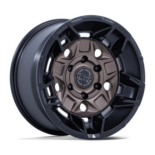 BR028 GUARD BURNT BRONZE W/ MATTE BLACK LIP 8,5x17 6/139,7 ET35 CB106.1 60°