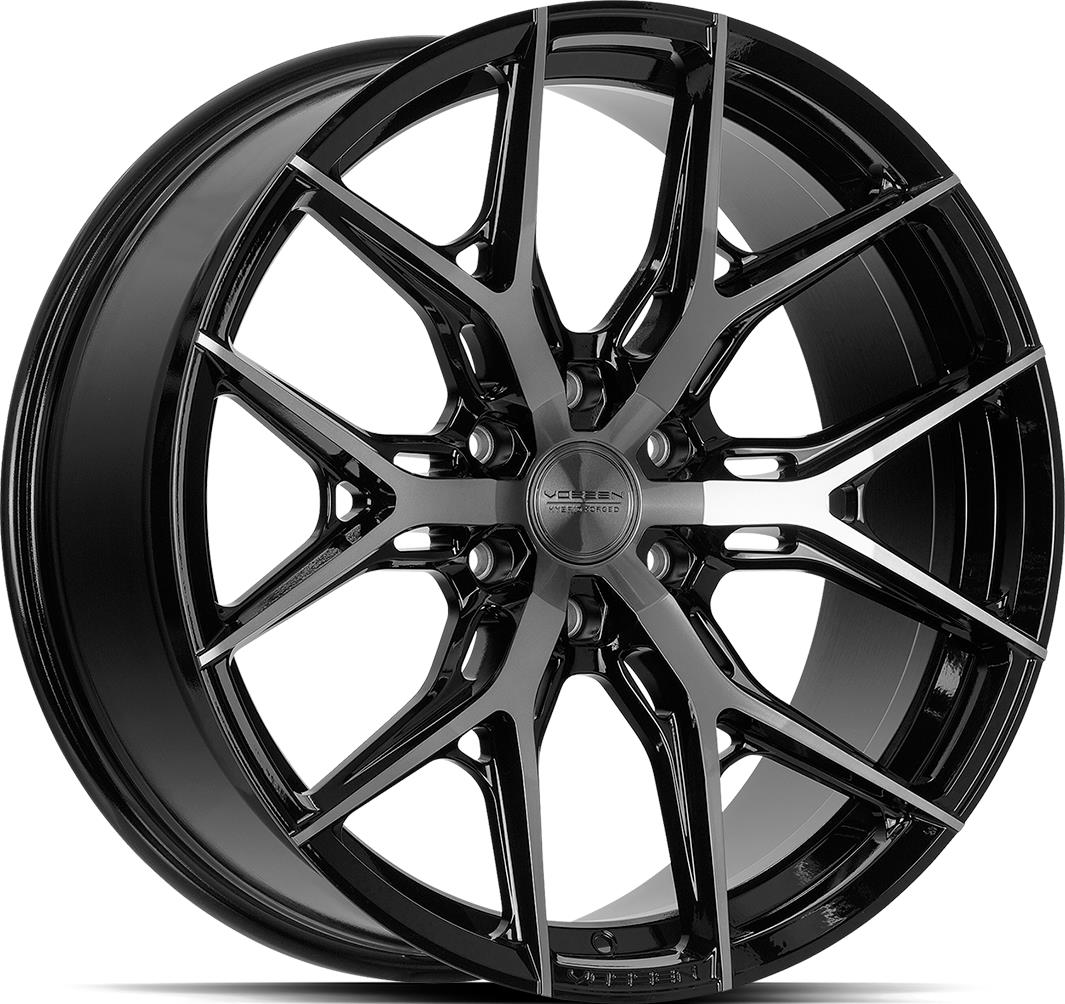 VOSSEN HF6.4 Tinted Gloss Black 9,5x22 6/139,7 ET30 CB95.1 60°