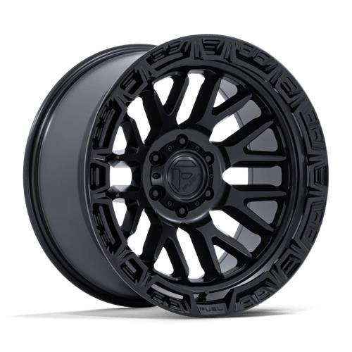 FC890 RAIL MATTE BLACK W/ GLOSS BLACK LIP 10x20 5/127 ET-18 CB71.5 60°