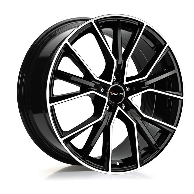 AF18 Gloss Black Polished 9x20 5/112 ET40 60°