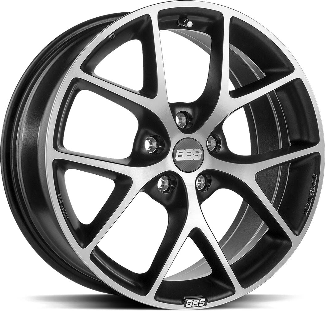 BBS SR Volc Grey Diam Cut 8x18 5/112 ET52 CB82.0 60°