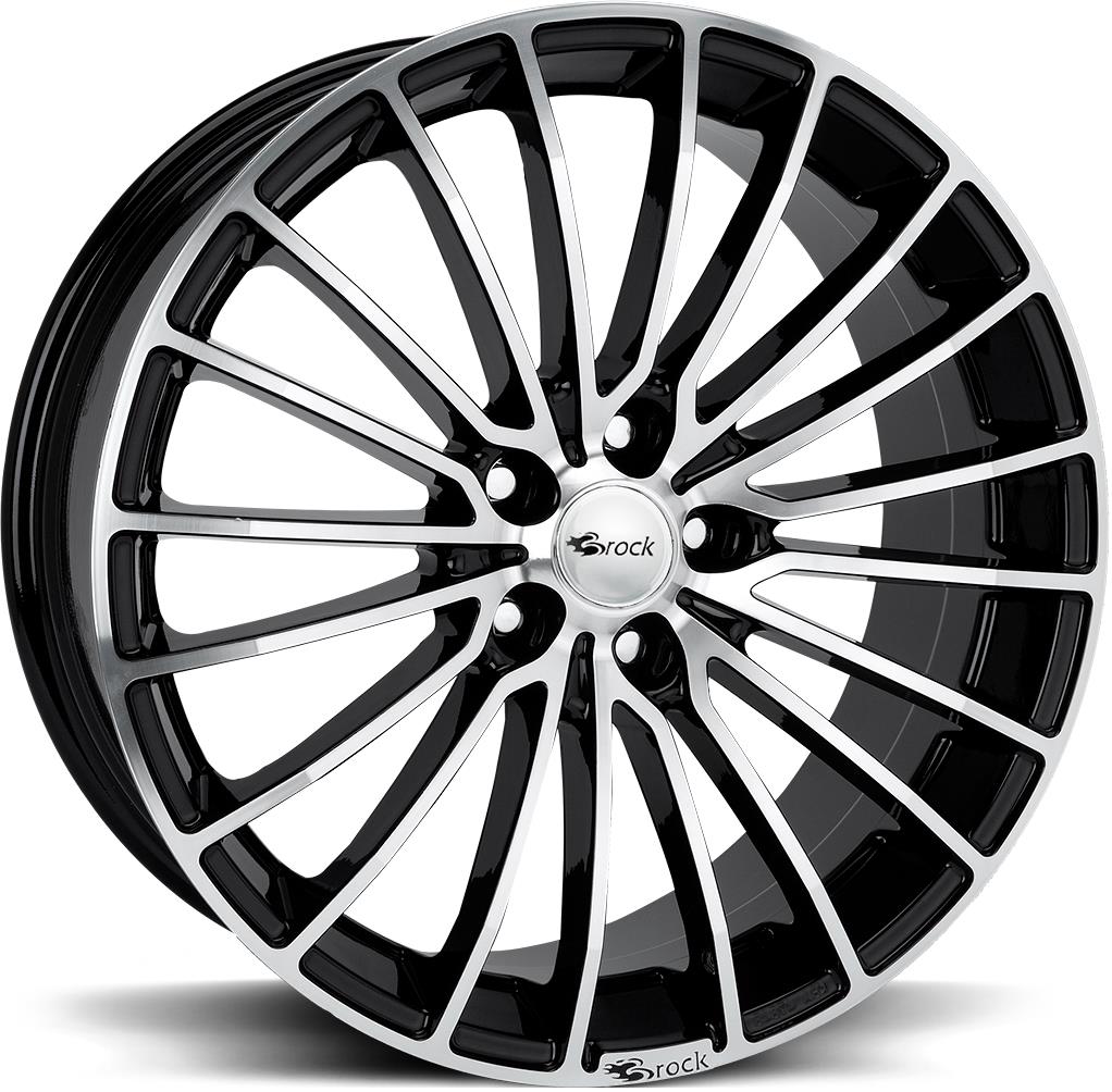 BROCK B24 Black Full Pol 8,5x20 5/112 ET33 CB66.6 60°