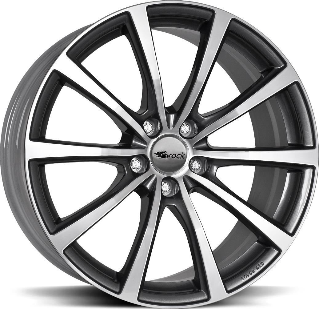 BROCK B32 Titan Full Pol 9,5x20 5/108 ET52 CB63.4 60°
