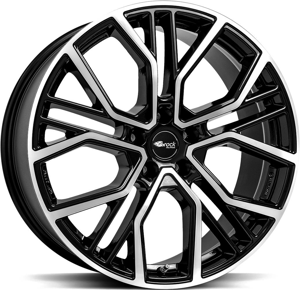 BROCK B41 Black Full Pol 9x20 5/112 ET14 CB66.6 60°