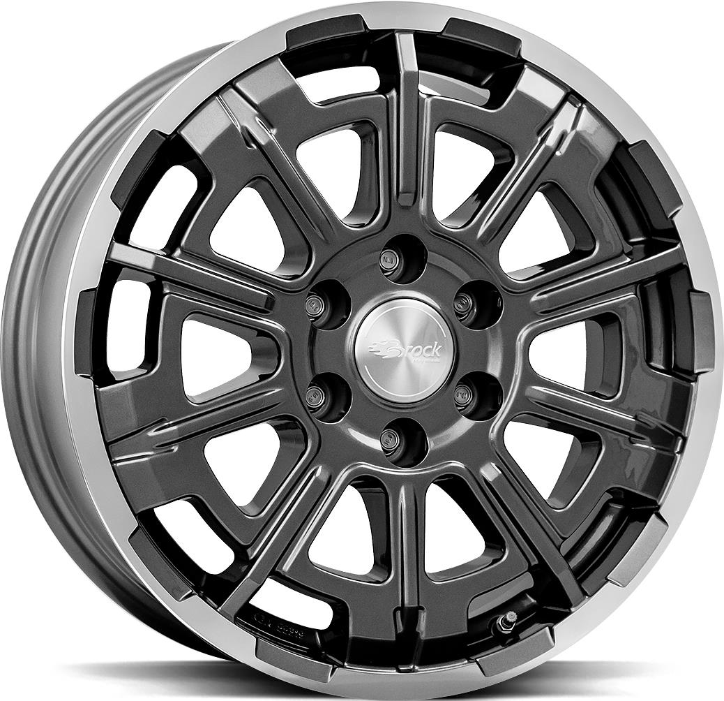 BROCK B45 Himalaya Grey Pol 7,5x18 6/139,7 ET55 CB93.1 60°