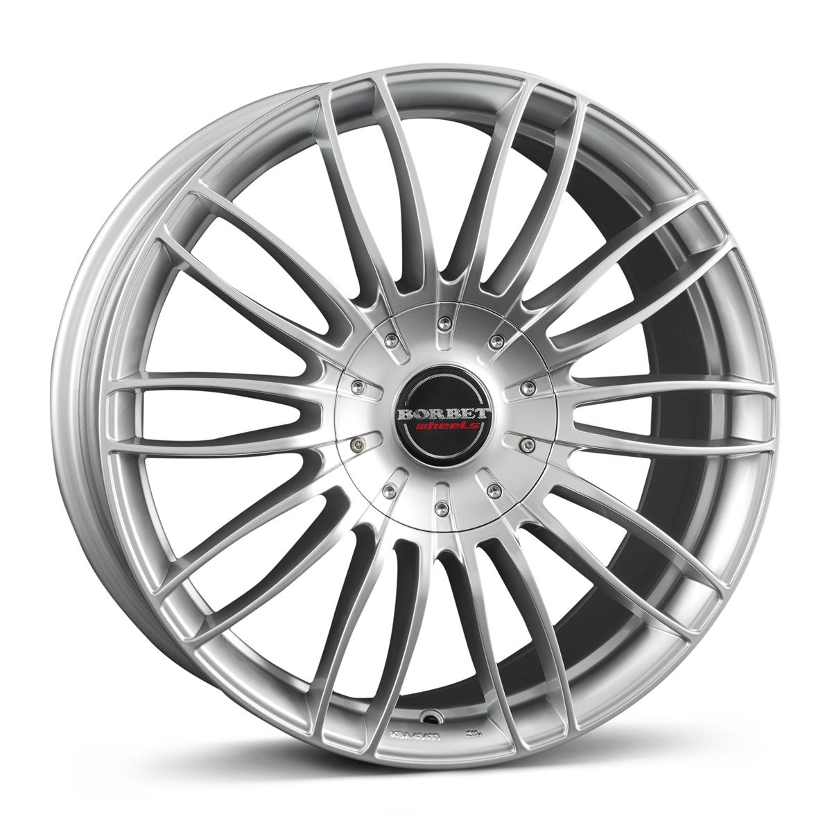 BORBET CW3 Sterling Silv 8,5x19 6/120 ET52 CB74.6 60°