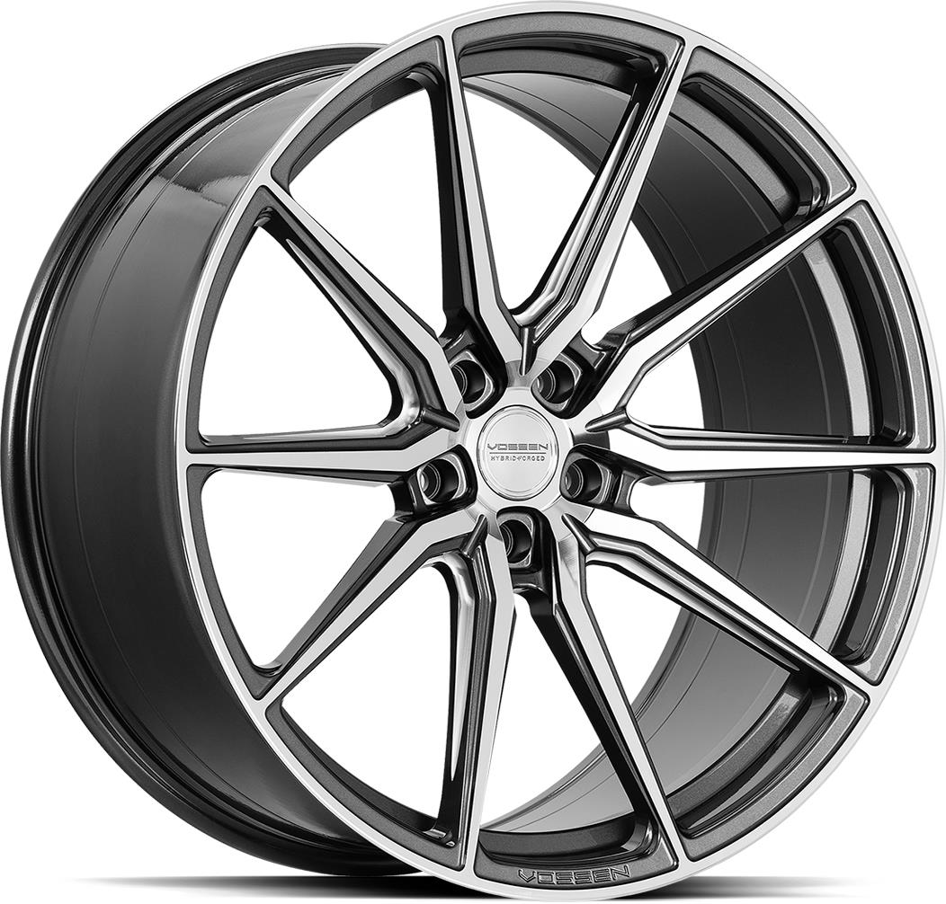 VOSSEN HF3 Gloss Graphite Pol 10x20 5/112 ET50 CB66.6 60°