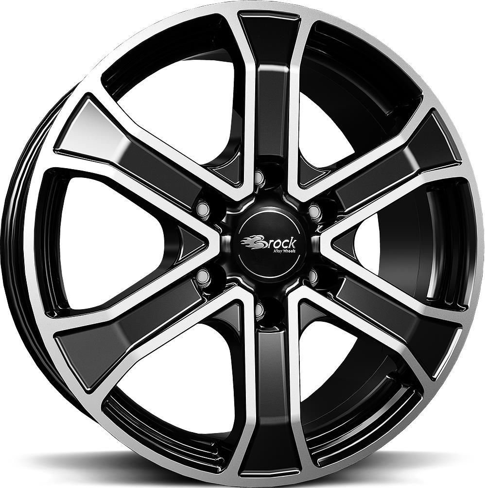 BROCK RC31 Black Full Pol 7x16 6/139,7 ET55 CB93.1 60°