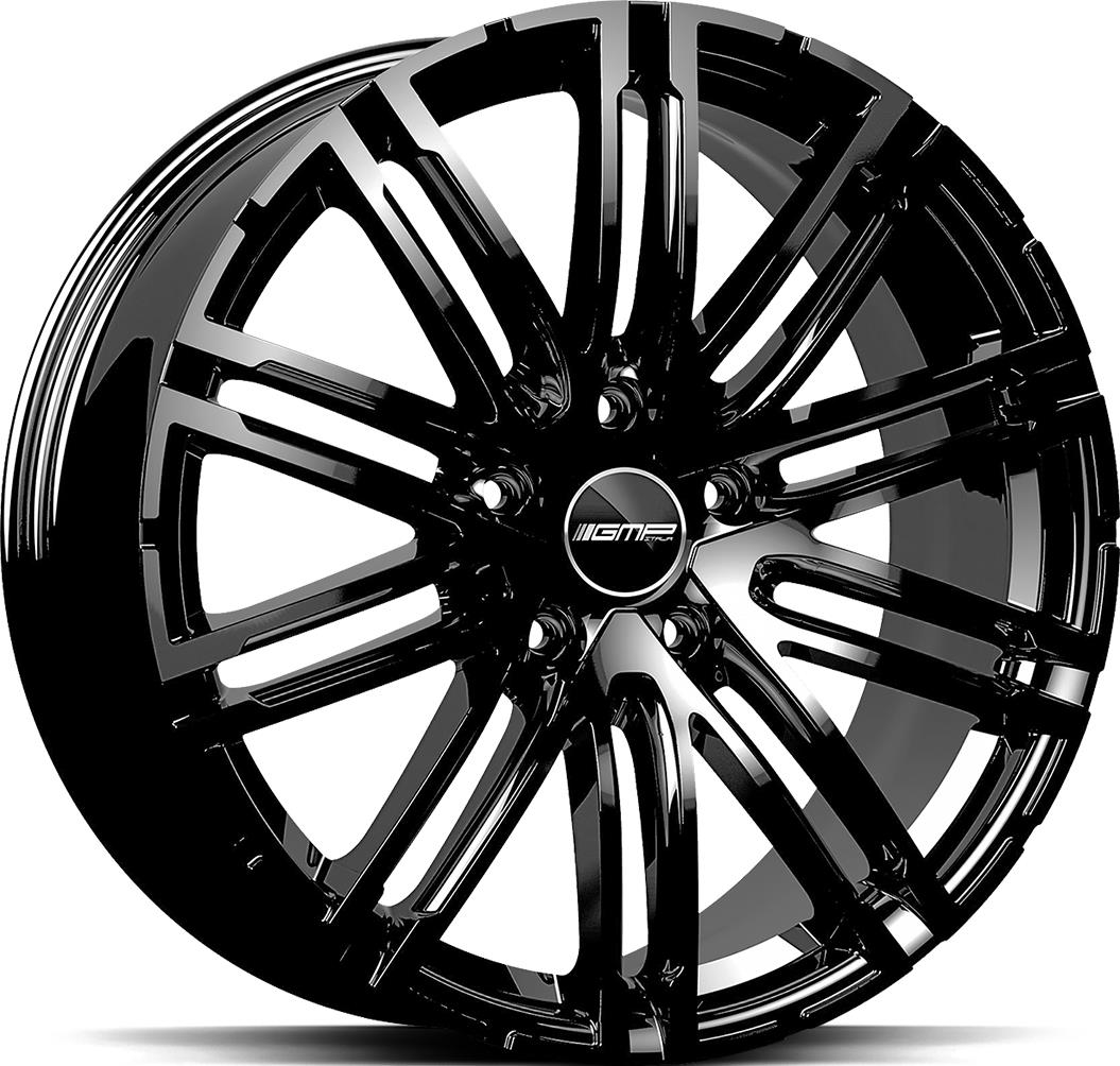 GMP Targa Gloss Black 9x21 5/112 ET26 CB66.6 R14