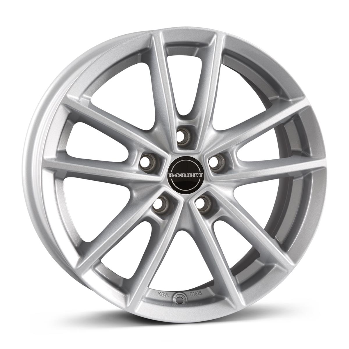 BORBET W Crystal Silv 7x17 5/108 ET45 CB63.3 60°