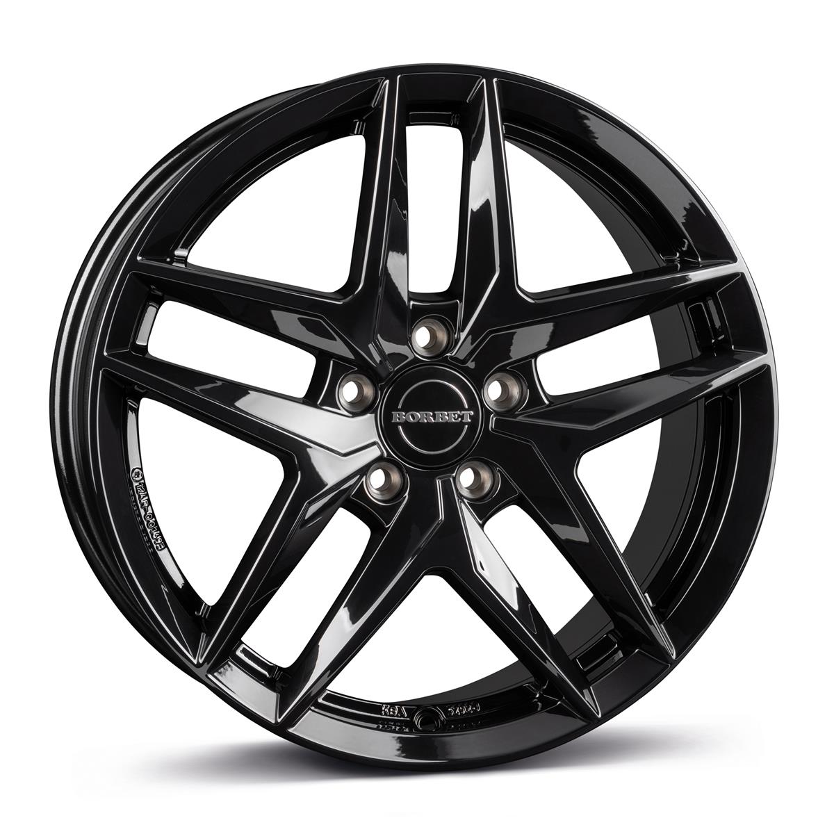 BORBET Z Black Gloss 7,5x18 5/112 ET51 CB66.7 60°