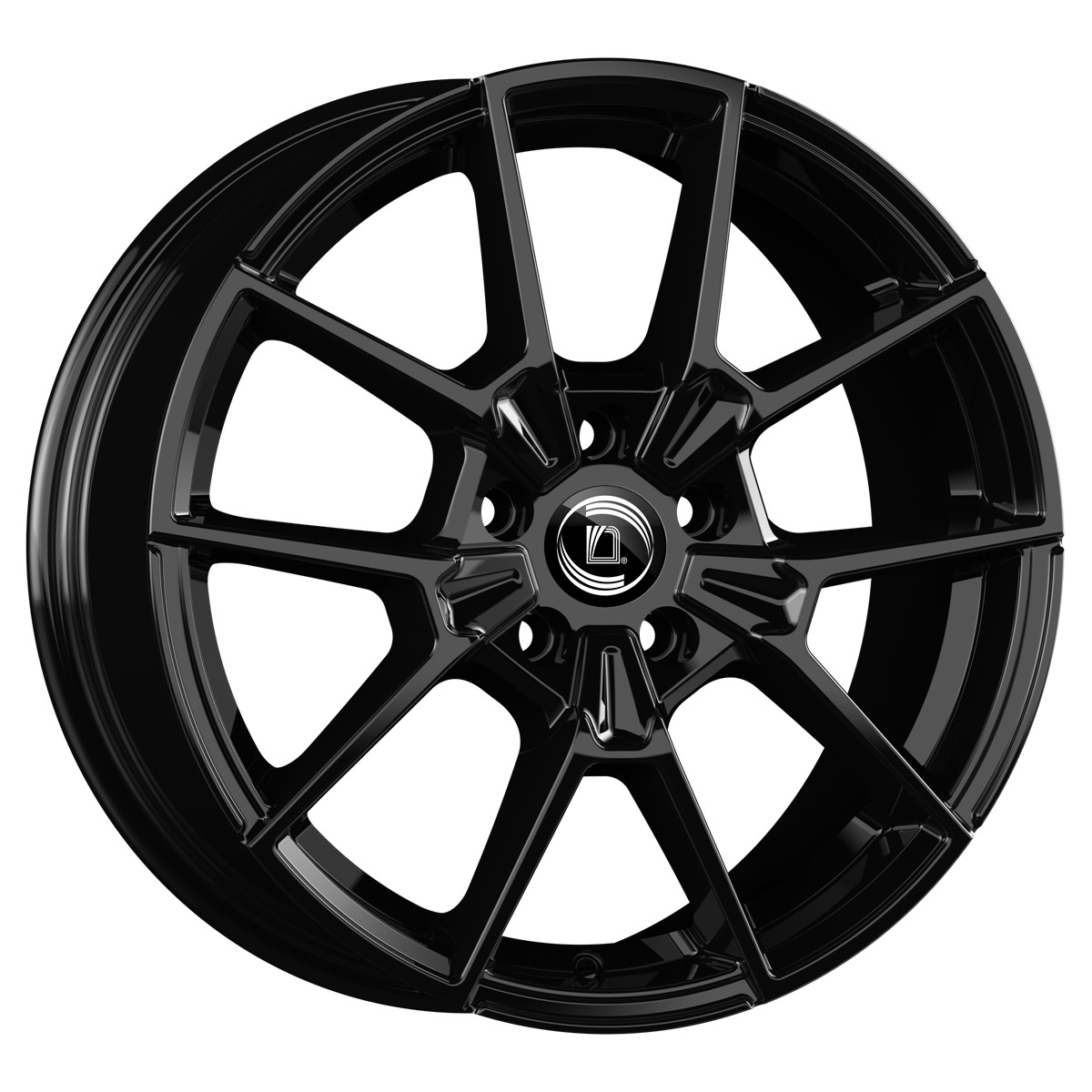 DIEWE Neve Glossy Black 7,5x18 5/112 ET23 CB66,6 BMW cap 60°
