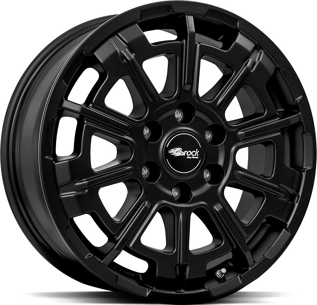 BROCK B45 Shiny Black 7x17 6/120 ET45 CB74.6 60°