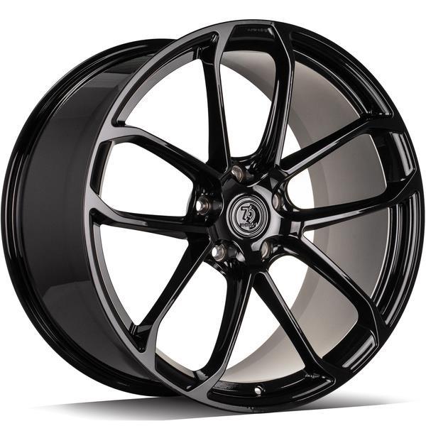 MF.5 Black Glossy 10x22 5/130 ET48 CB71.6 60°