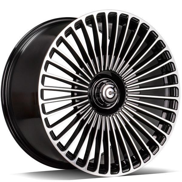 Hurricane Black Front Polished 10x21 5/112 ET50 CB66.6 60°