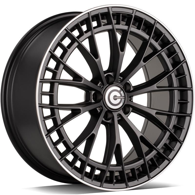 Upscale Deep Matt Black Lip Polished 8,5x20 5/112 ET40 CB66.6 60°