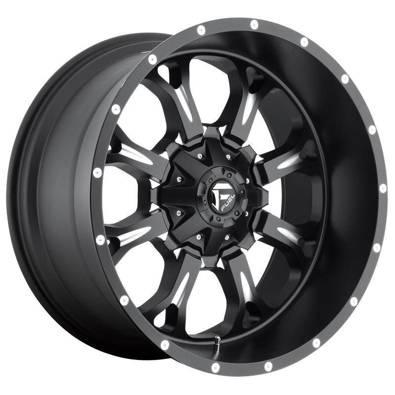 D517 KRANK MATTE BLACK MILLED 9x17 5/127/135 ET1 CB87.1 60°