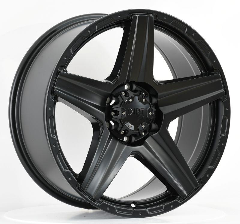 D93 Flatblack 8x18 6/139,7 ET20 CB106.1 60°