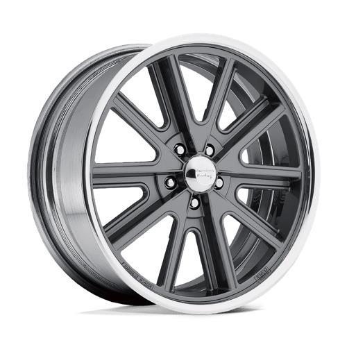 VN407 COBRA TWO-PIECE MAG GRAY CENTER POLISHED BAR 7x17 5/114,3 ET0 CB72.6 60°