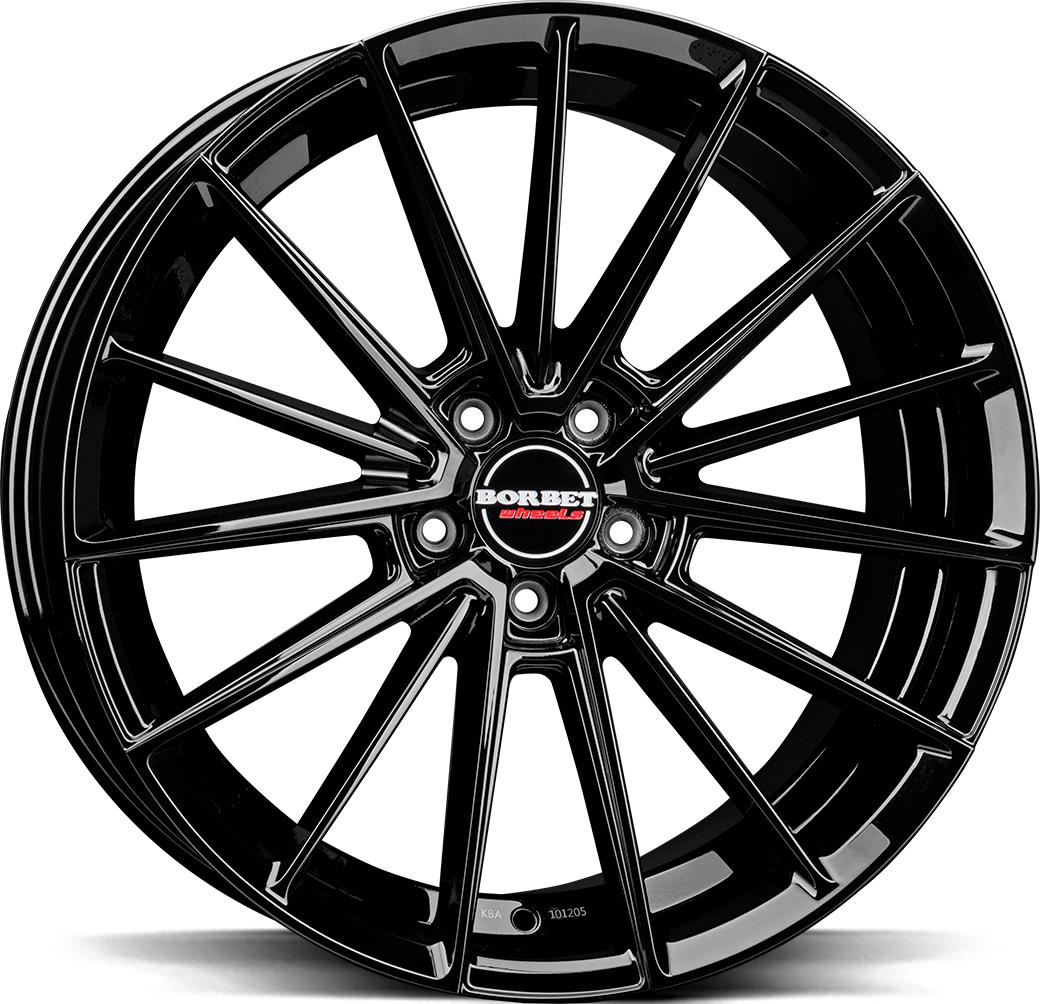 BORBET FB2DC Black Glossy 9x20 5/112 ET30 CB72.5 60°